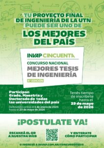 CONCURSO INVAP DE LAS MEJORES TESIS DE INGENIERÍA DEL PAÍS – HASTA EL 29 DE MAYO