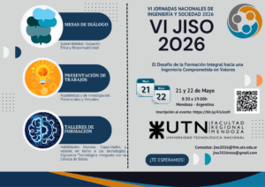 VI JORNADAS NACIONALES DE INGENIERÍA Y SOCIEDAD – CIRCULAR 4