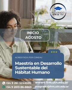 INSCRIBITE A NUESTRA MAESTRÍA EN DESARROLLO DEL HÁBITAT HUMANO
