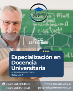 INSCRIBITE A NUESTRA ESPECIALIZACIÓN EN DOCENCIA UNIVERSITARIA