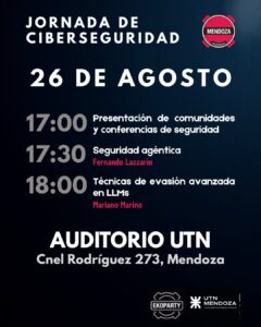 JORNADA DE CIBERSEGURIDAD EN NUESTRA FACULTAD