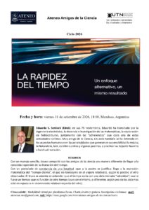 DISERTACIÓN “LA RAPIDEZ DEL TIEMPO – UN ENFOQUE ALTERNATIVO, EN UN MISMO RESULTADO”