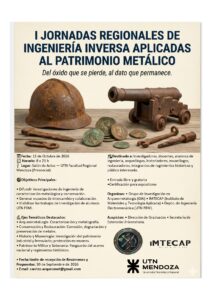 I JORNADAS REGIONALES DE INGENIERÍA INVERSA APLICADA AL PATRIMONIO METÁLICO