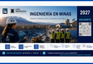 INSCRIBITE EN INGENIERÍA EN MINAS DE LA UTN – DEL 04/09/26 AL 30/09/26