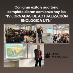 YA COMENZARON LAS 4TAS JORNADAS DE ACTUALIZACIÓN ENOLÓGICA EN LA FACULTAD